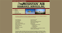 Desktop Screenshot of mountainairinsurance.com